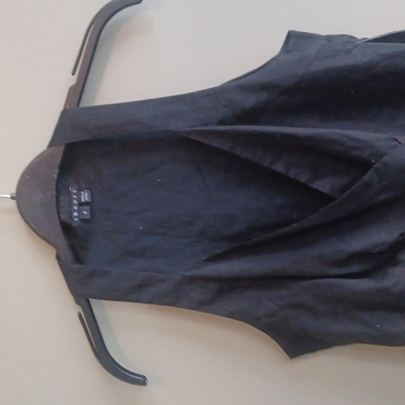 Theory deep V slight peplum blouse size S - Picture 5 of 5